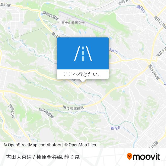 吉田大東線 / 榛原金谷線地図