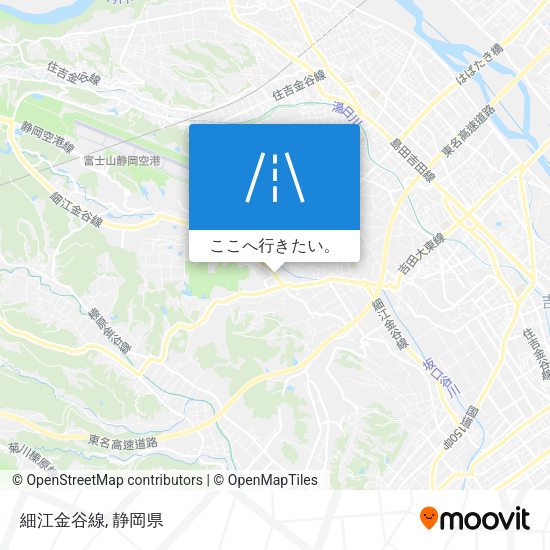 細江金谷線地図