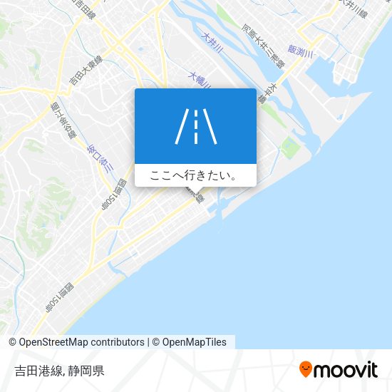 吉田港線地図