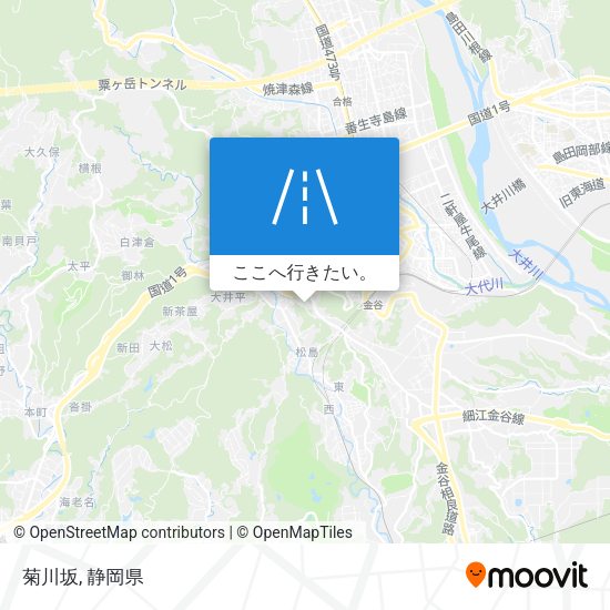 菊川坂地図