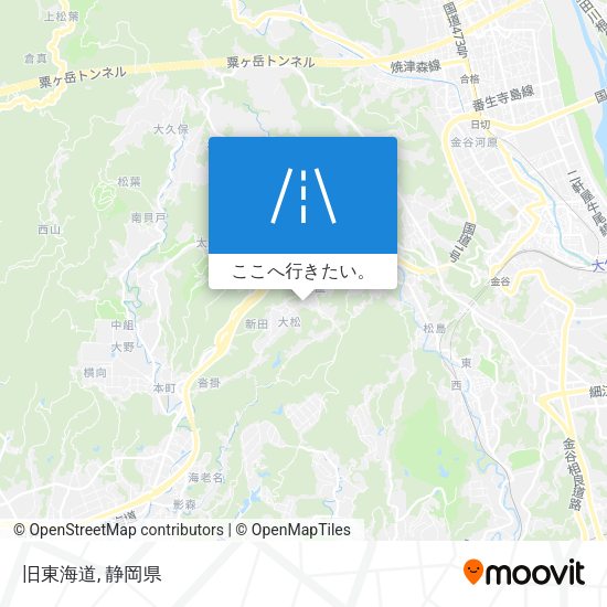旧東海道地図