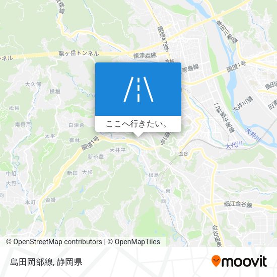 島田岡部線地図