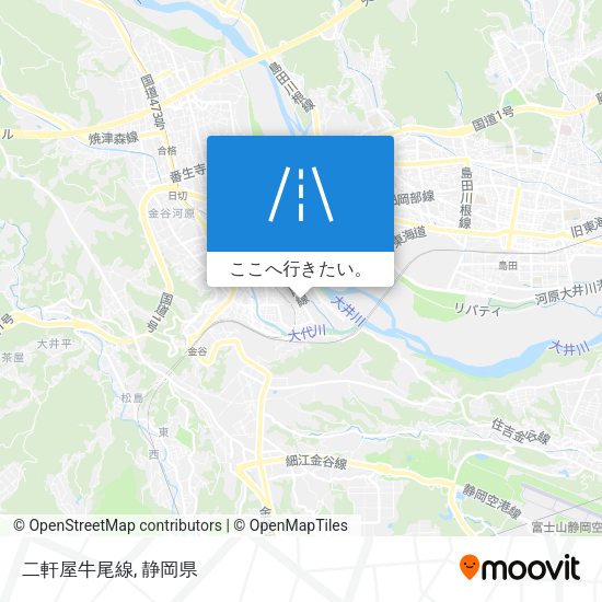 二軒屋牛尾線地図