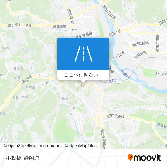 不動橋地図