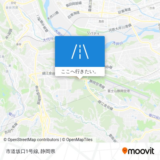 市道坂口1号線地図