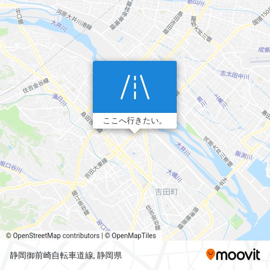 静岡御前崎自転車道線地図
