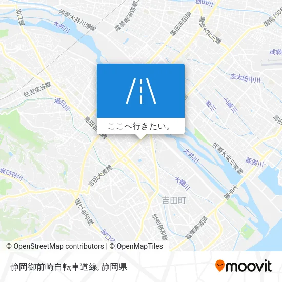 静岡御前崎自転車道線地図