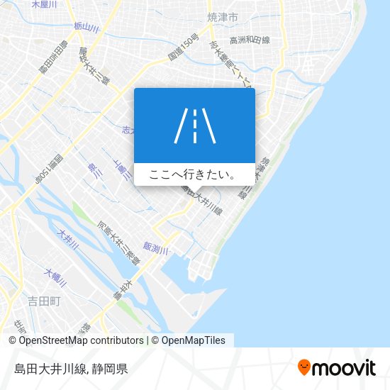 島田大井川線地図