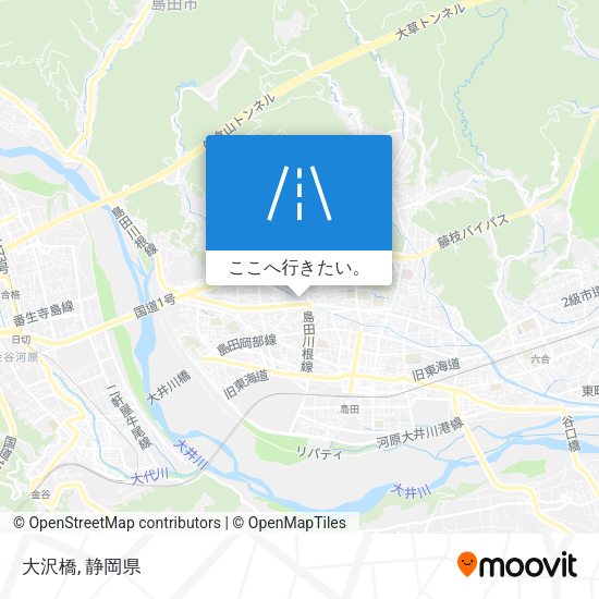 大沢橋地図