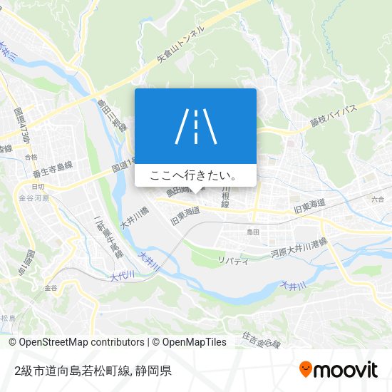 2級市道向島若松町線地図