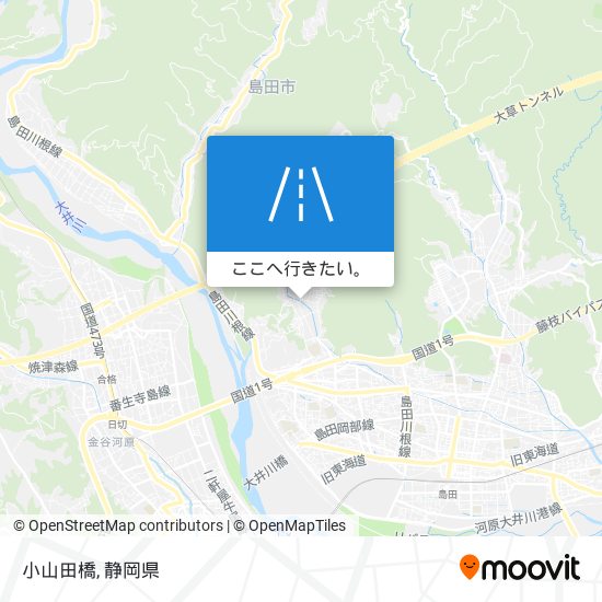 小山田橋地図