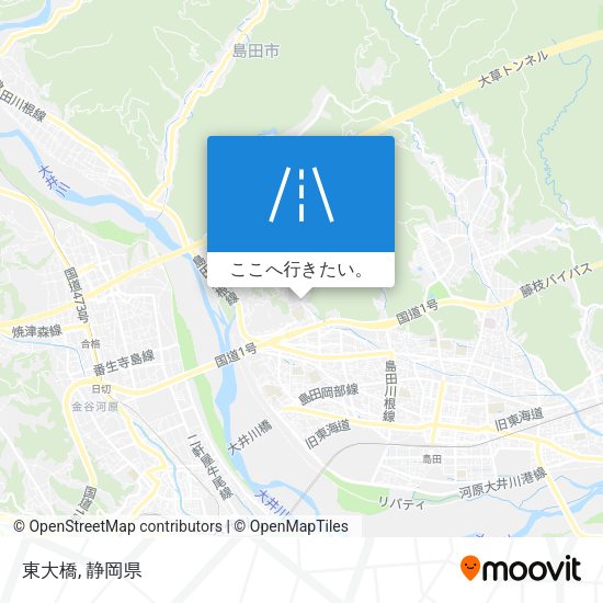 東大橋地図