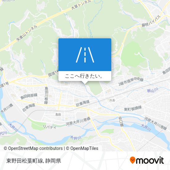 東野田松葉町線地図