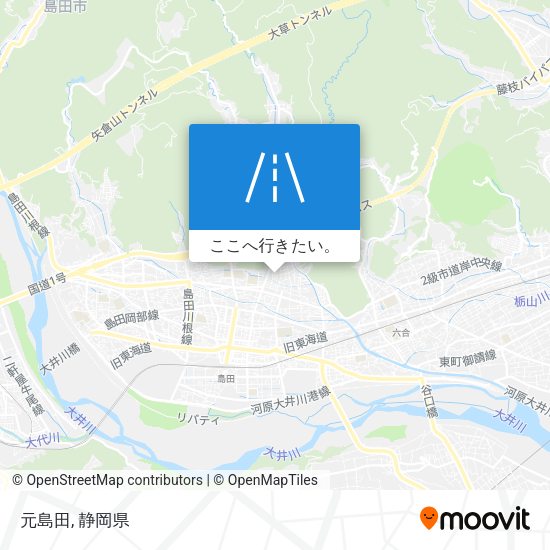 元島田地図