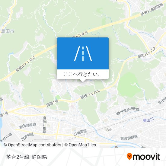落合2号線地図