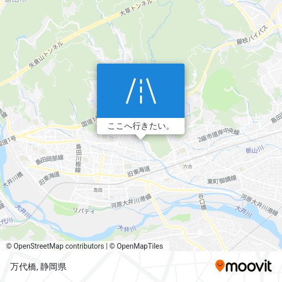 万代橋地図