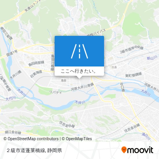 ２級市道蓬莱橋線地図