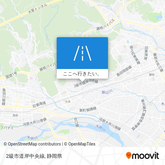 2級市道岸中央線地図