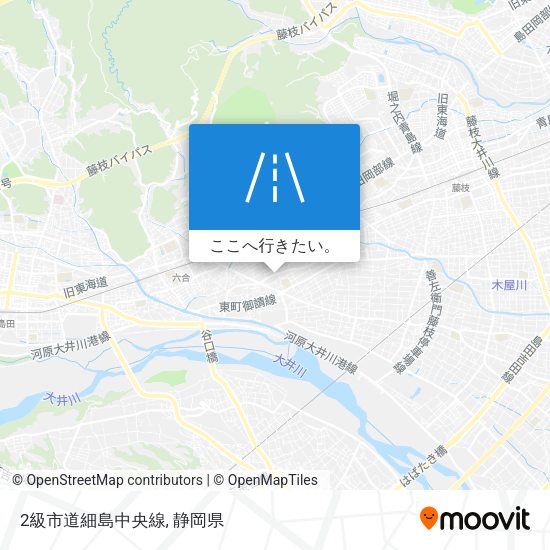 2級市道細島中央線地図
