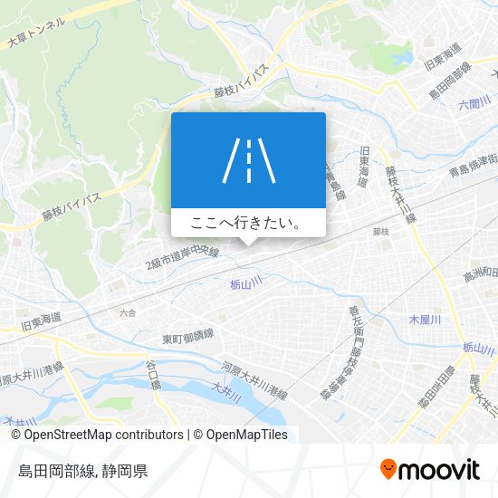 島田岡部線地図