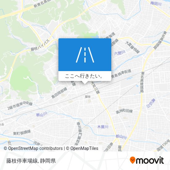 藤枝停車場線地図
