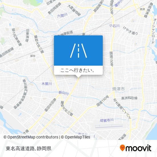 東名高速道路地図