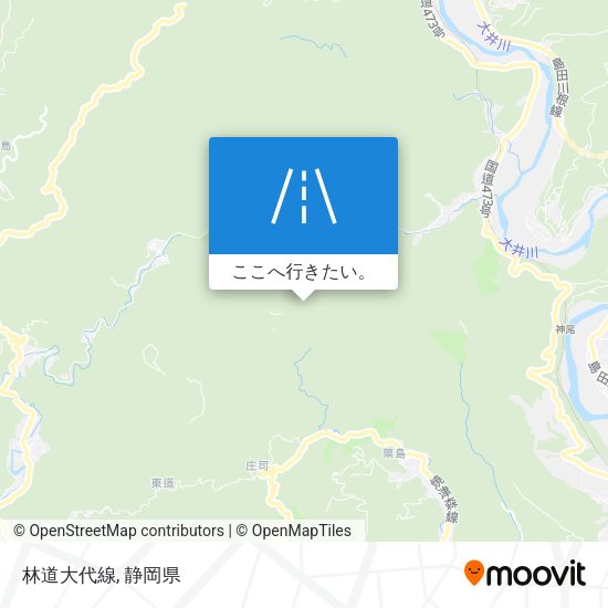 林道大代線地図
