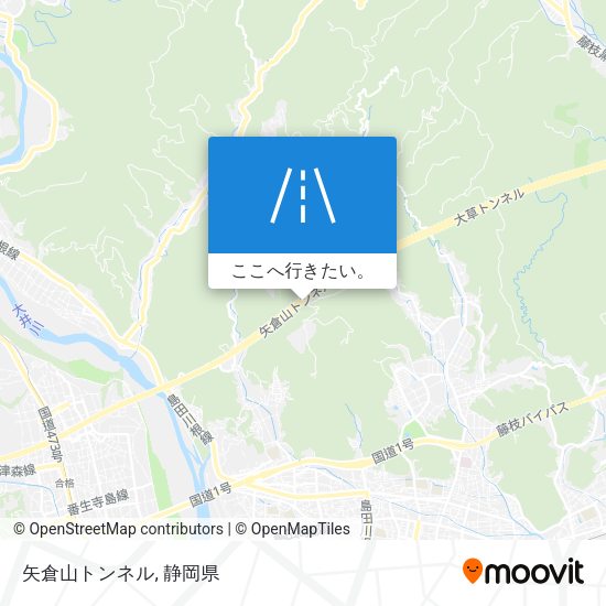 矢倉山トンネル地図