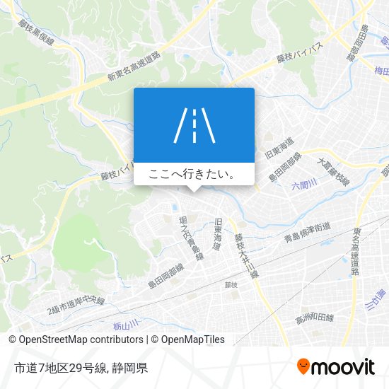 市道7地区29号線地図