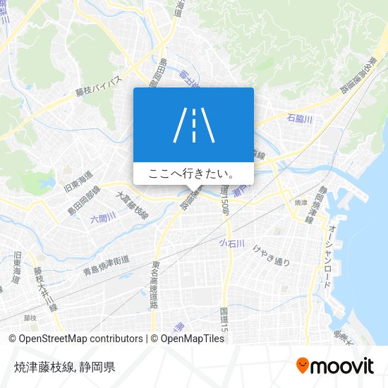 焼津藤枝線地図