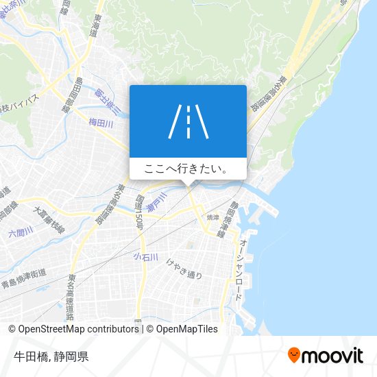 牛田橋地図