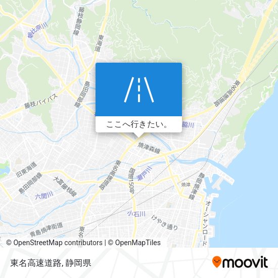 東名高速道路地図