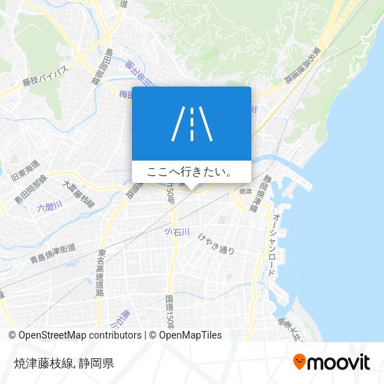 焼津藤枝線地図