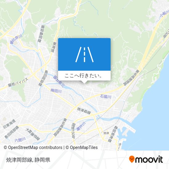 焼津岡部線地図