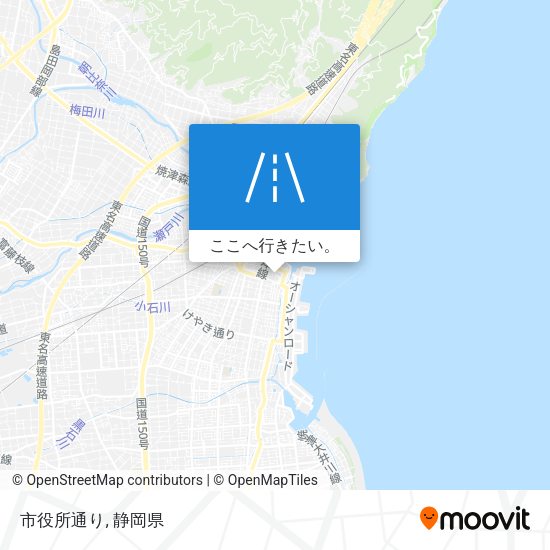 市役所通り地図