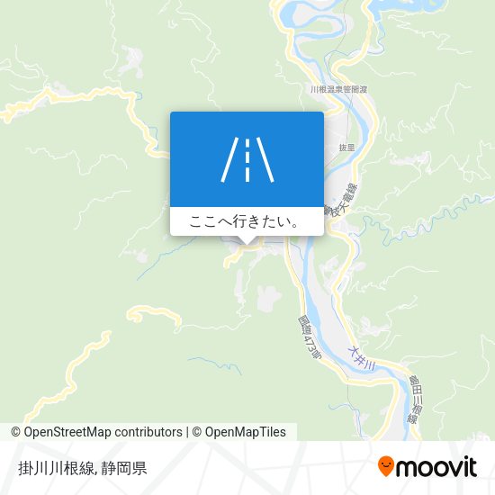掛川川根線地図