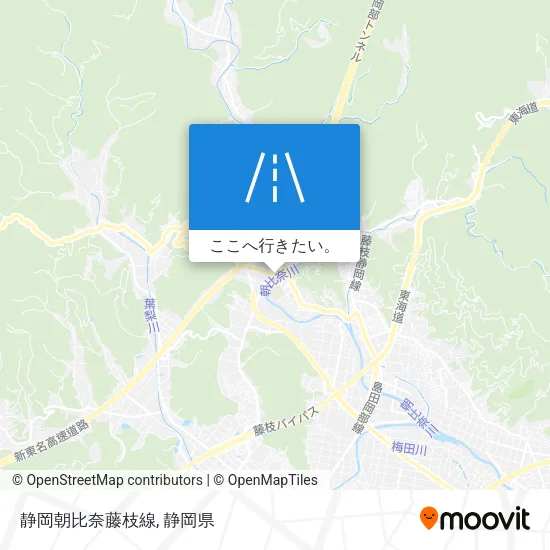 静岡朝比奈藤枝線地図