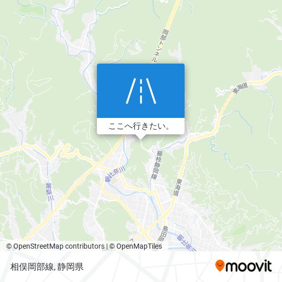 相俣岡部線地図