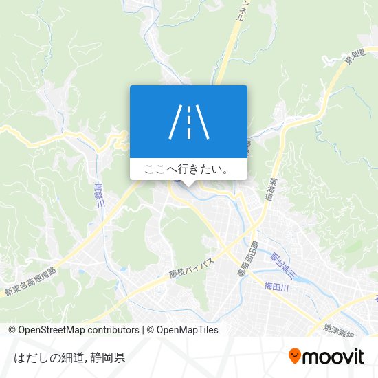 はだしの細道地図