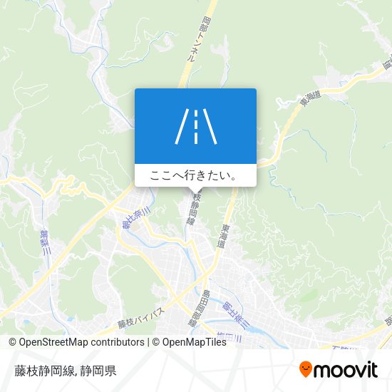 藤枝静岡線地図