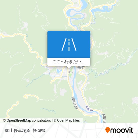家山停車場線地図