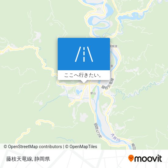 藤枝天竜線地図