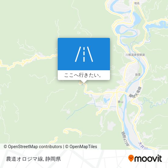 農道オロジマ線地図