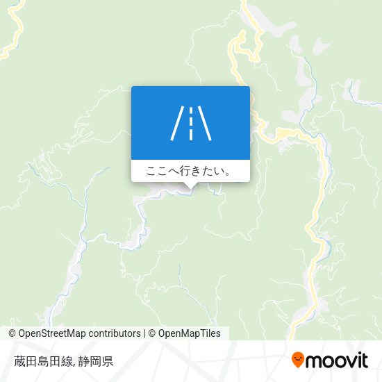 蔵田島田線地図