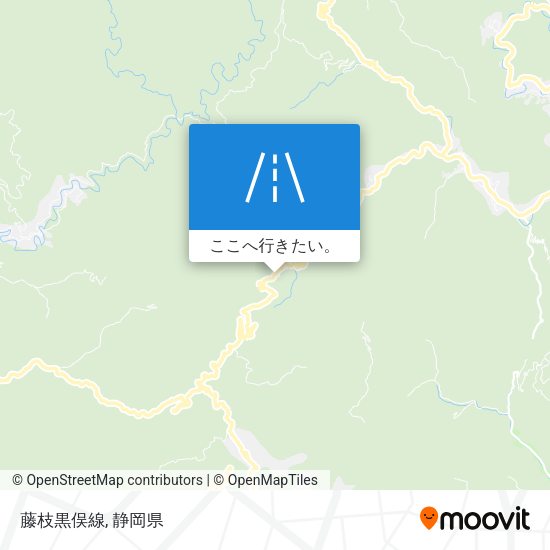 藤枝黒俣線地図