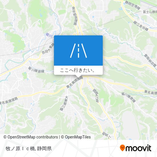 牧ノ原Ｉｃ橋地図