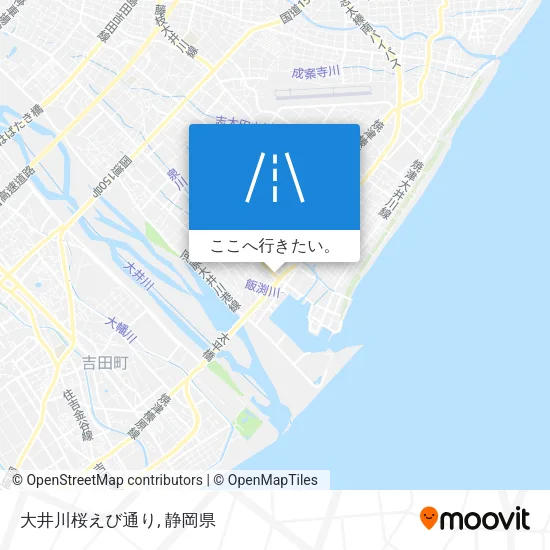 大井川桜えび通り地図