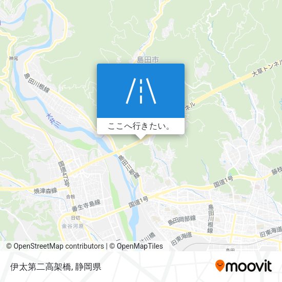 伊太第二高架橋地図
