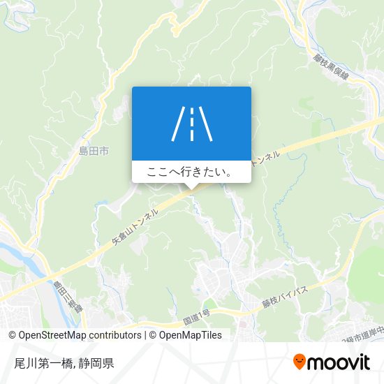尾川第一橋地図