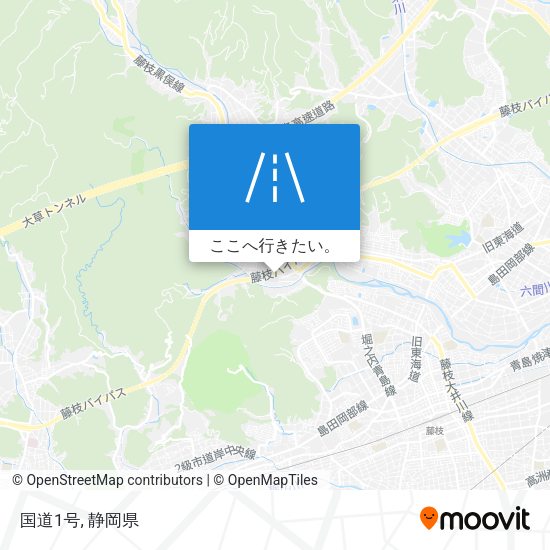 国道1号地図